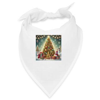 Christmas tree - Bandana - Weiß - Vorne
