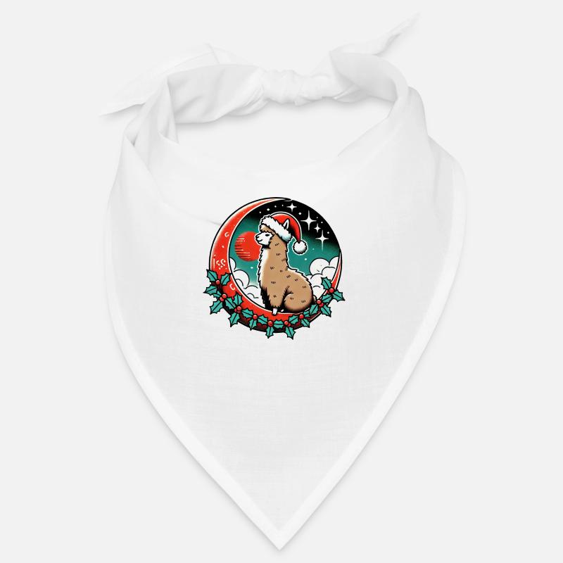 Weihnachtslama Bandana