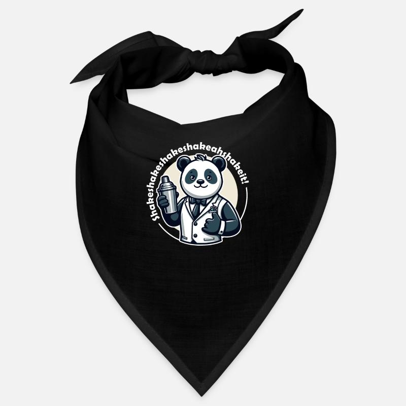 Barkeeper Panda Bär Shaker Bandana