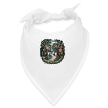Nicht alle, die umherwandern, sind verloren - Bandana - Weiß - Vorne