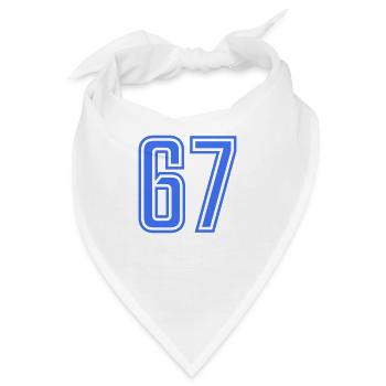 67 - Bandana - Weiß - Vorne
