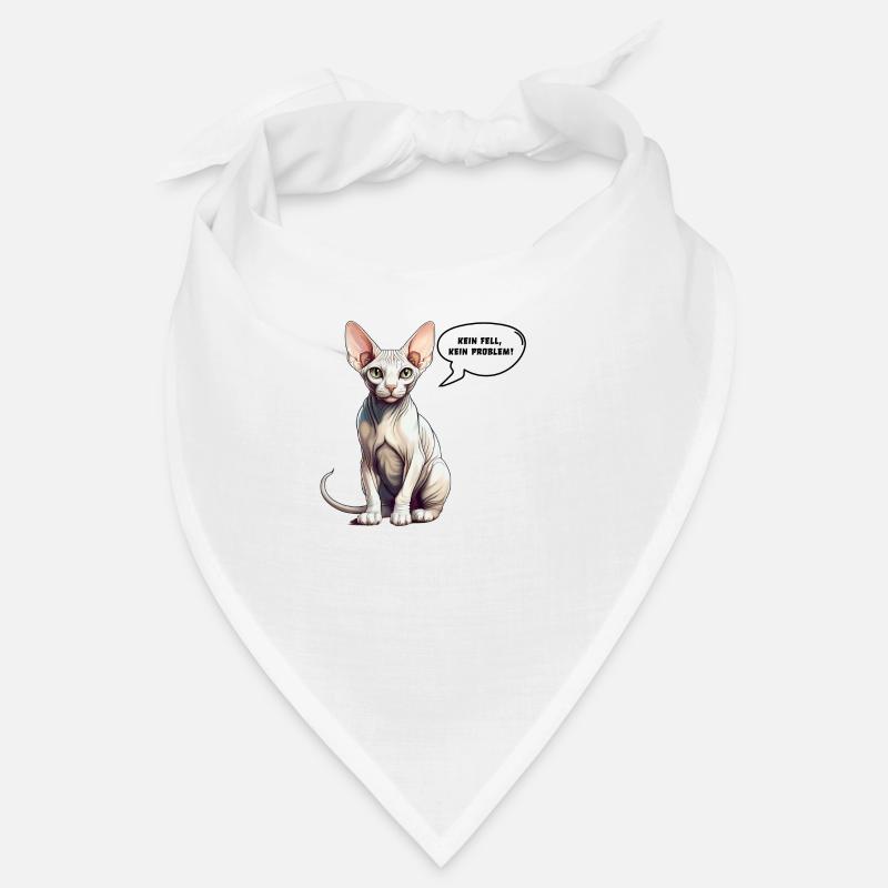 Sphynx-Katze Kein Fell, kein Problem Bandana