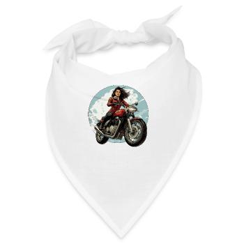 Ride Your Freedom: Das Abenteuer beginnt jetzt! - Bandana - Weiß - Vorne