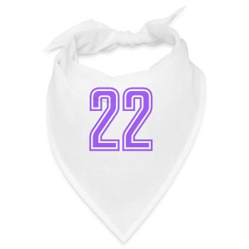 22 - Bandana - Weiß - Vorne