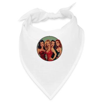 Eleganter Abend mit den besten Freundinnen - Bandana - Weiß - Vorne