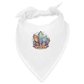 Kristall-Sammler - Bandana - Weiß - Vorne