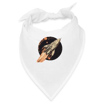 Mission Mars: Aufbruch ins Unbekannte! - Bandana - Weiß - Vorne