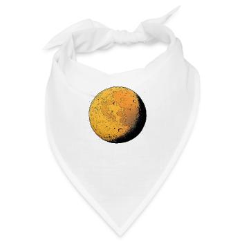 Mystischer Planet: Geheimnisse des Kosmos! - Bandana - Weiß - Vorne
