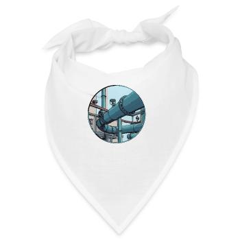 Moderne Rohrkonstruktion – Funktion und Ästhetik - Bandana - Weiß - Vorne