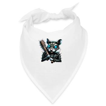 Fiese Ratte - Bandana - Weiß - Vorne