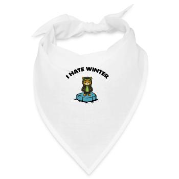 bär eisscholle winter - Bandana - Weiß - Vorne