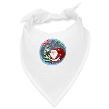 Santa Claus - Bandana - Weiß - Vorne