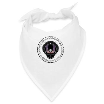Schatten, entworfen von EuV - Bandana - Weiß - Vorne