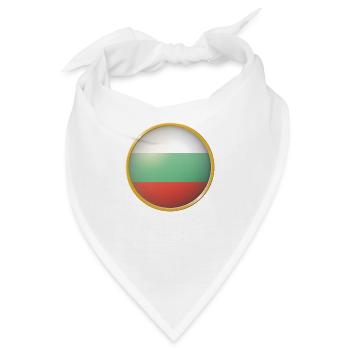 Bulgarien Emblem - Bandana - Weiß - Vorne