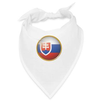 Slovakai Emblem - Bandana - Weiß - Vorne