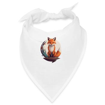 Fuchs - Bandana - Weiß - Vorne