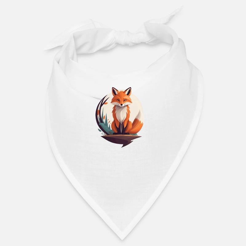 Fuchs - Bandana - Weiß