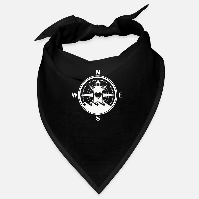 Compass Anchor Lighthouse Bandana