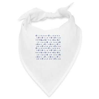 Weihnachtsmann - Anleitung - Bandana - Weiß - Vorne