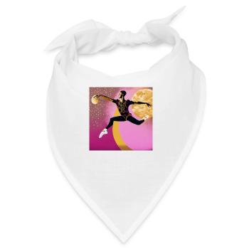 Die Schönheit der Bewegung - Bandana - Weiß - Vorne