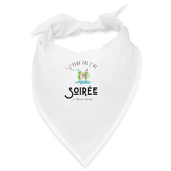Ich kann nicht, ich hatte einen Abend mit Außerirdischen - Bandana - Weiß - Vorne
