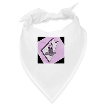 Fantasie Mädchen aus dem Buch - Bandana - Weiß - Vorne