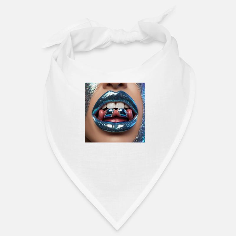 Baiser comique - Bandana - blanc