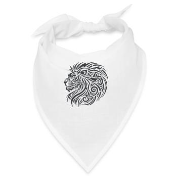 Lion Tribal - Bandana - Weiß - Vorne