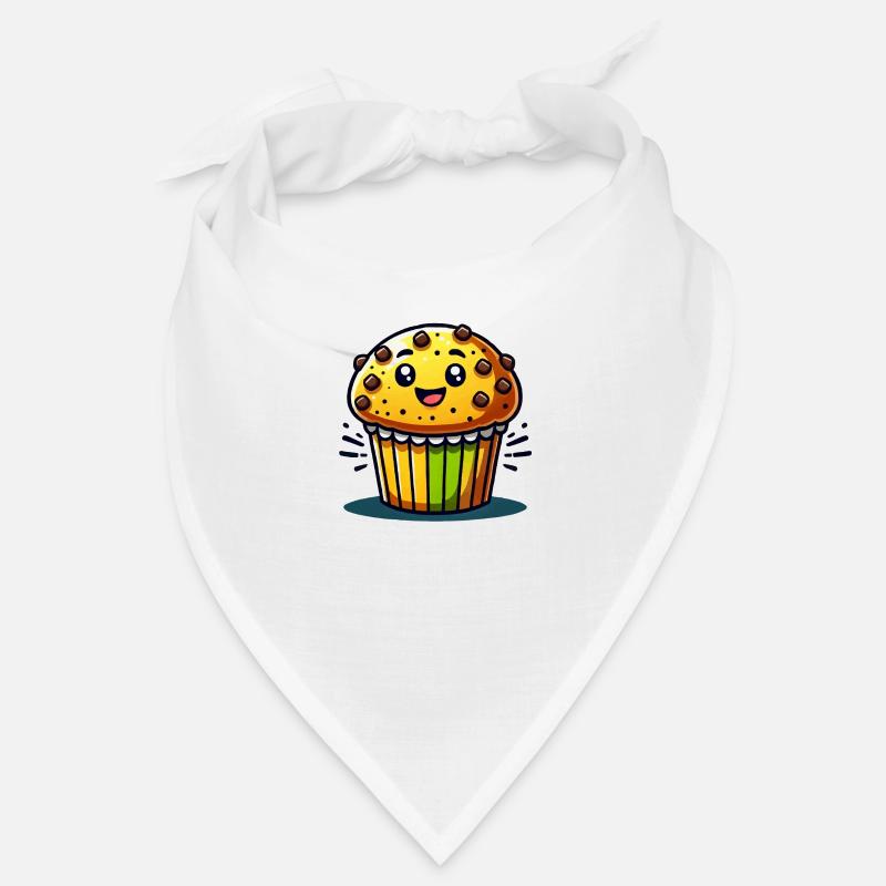 Muffin Comic - Bandana - Weiß