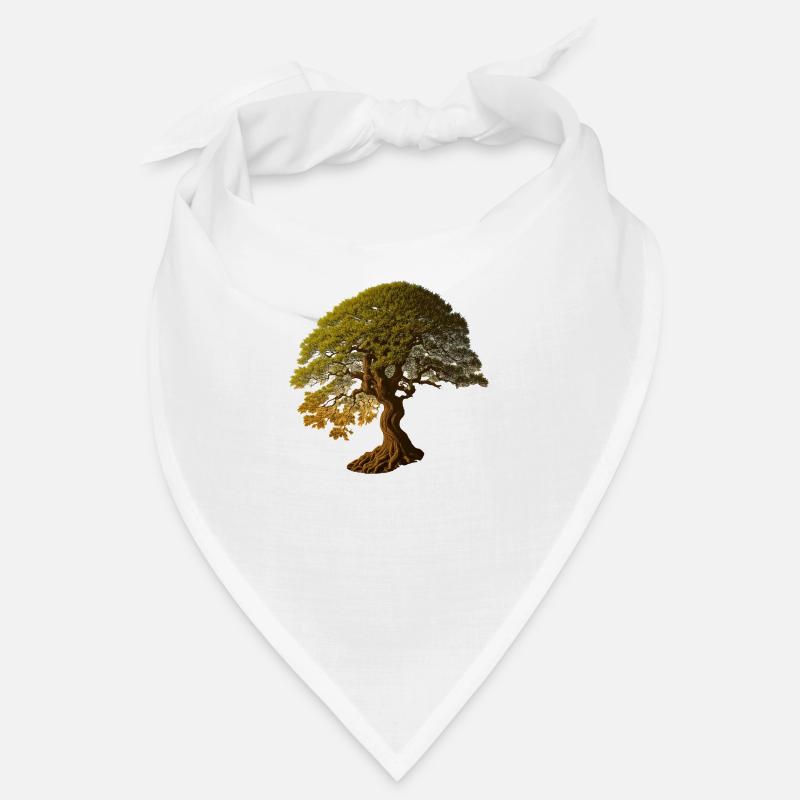 Tree deciduous tree in warm shades Bandana