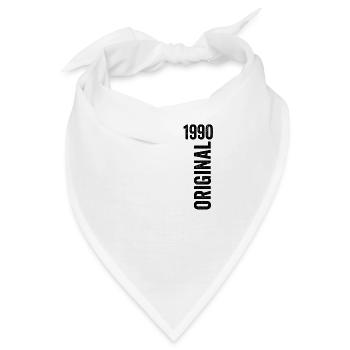 1990 Jubiläumsgeschenk 1990 Limitierte Auflage 1990 - Bandana - Weiß - Vorne
