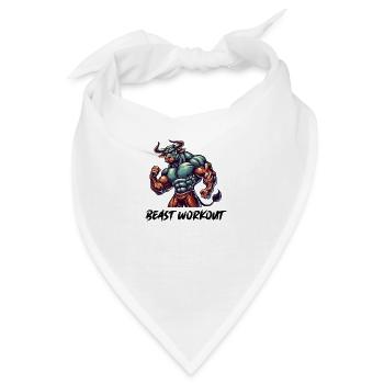 Stier Beast Workout - Bandana - Weiß - Vorne
