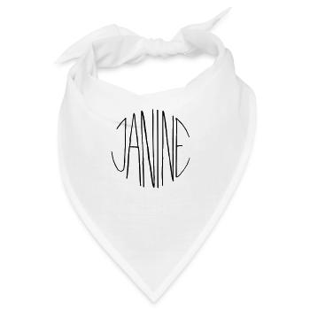 Janine - Bandana - Weiß - Vorne