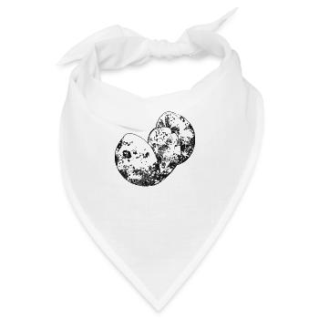 Der Mond ist eine Frucht - Bandana - Weiß - Vorne