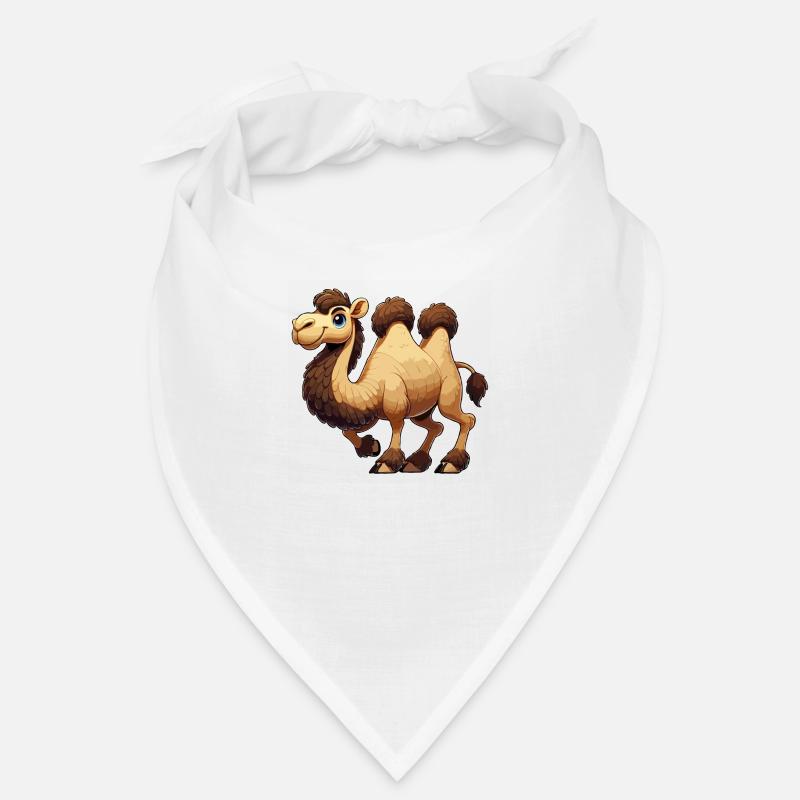 Kamel-Mann - Bandana - Weiß
