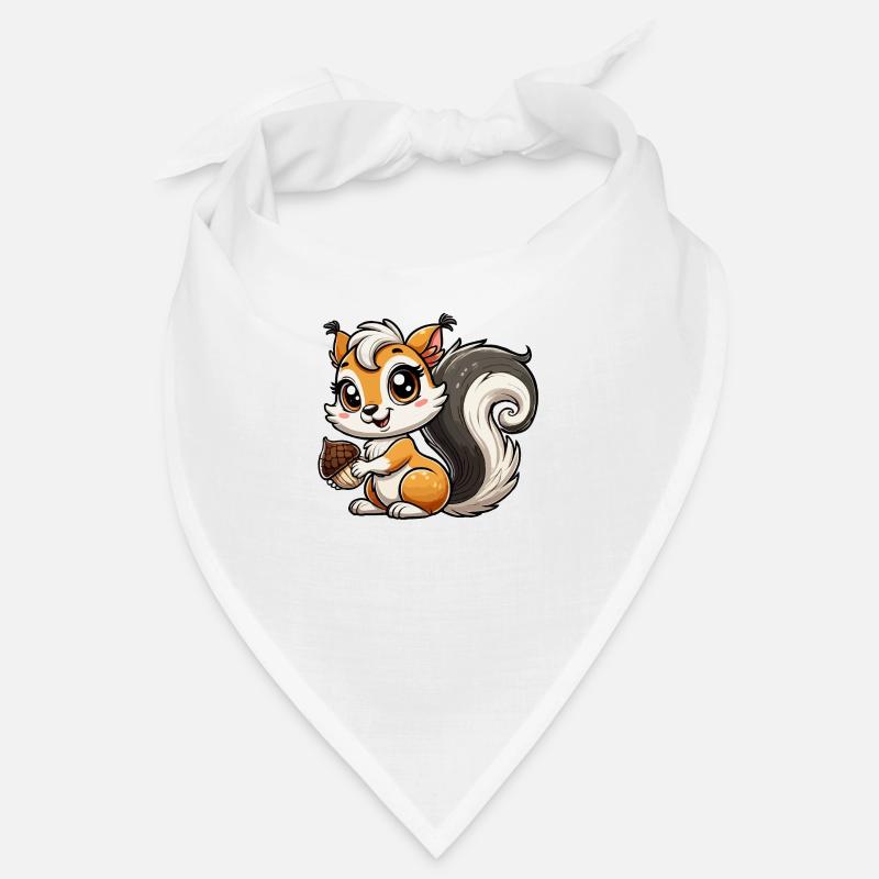 Mädchen Eichhörnchen Bandana