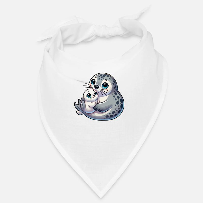 Robbenmutter mit Kind Bandana