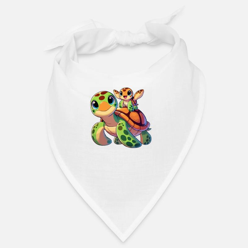 Schildkrötenmutter mit Kind Bandana