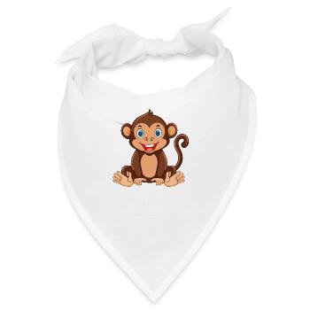 Affenstarker Spaß garantiert! - Bandana - Weiß - Vorne