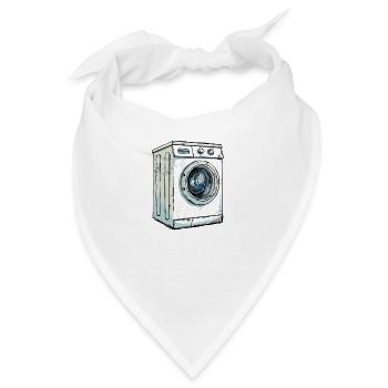Waschmaschine - Bandana - Weiß - Vorne