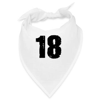 18 - Bandana - Weiß - Vorne