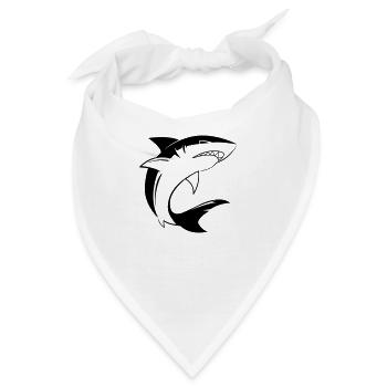 Hai Shark - Bandana - Weiß - Vorne
