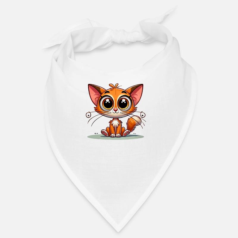 Chaton de dessin animé mignon Bandana