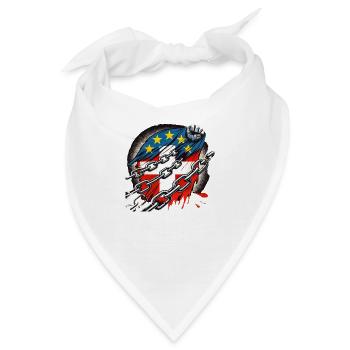 Schweiz gefangene der EU - Bandana - Weiß - Vorne