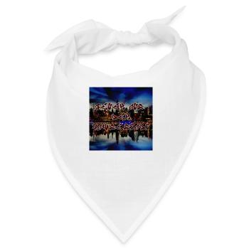 Feuer aus der Hansestadt - Bandana - Weiß - Vorne
