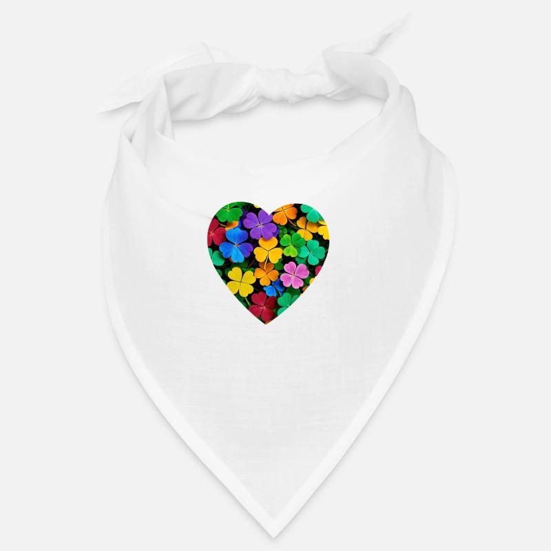 Buntes Kleeblatt Bandana