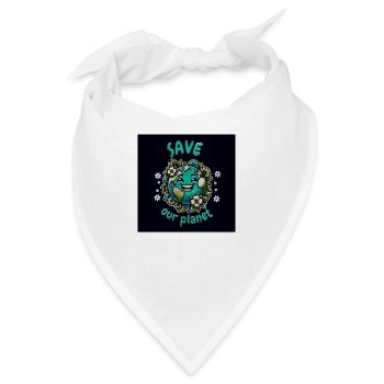 Save Our Planet : Porte ton engagement avec style - Bandana - Weiß - Vorne