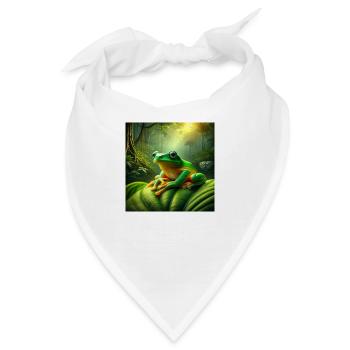 Kambo Frog - Bandana - Weiß - Vorne