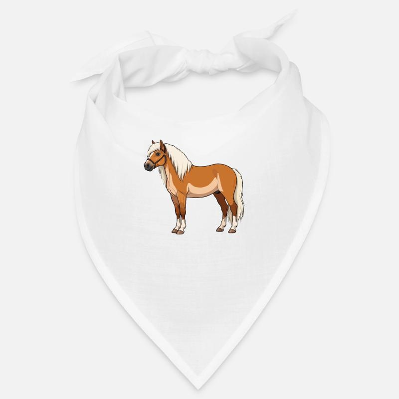 Haflinger bangs réel Bandana