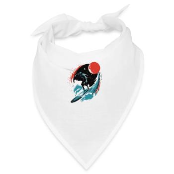 Cosmic Surf - Bandana - Weiß - Vorne